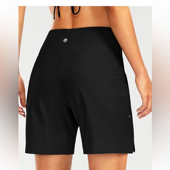 G Gradual Women's 7" Long Swim Board Shorts new - Picture 2 of 12